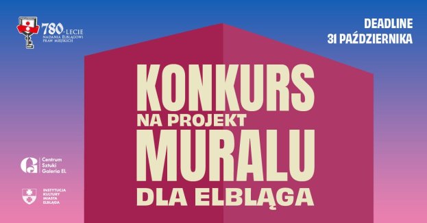 Centrum Sztuki Galeria EL zaprasza do ogólnopolskiego konkursu na projekt muralu, który ma powstać przy ul. Teatralnej 6 w Elblągu. Zgłoszenia można przesyłać do 31 października 2026 roku, a wybrany projekt ma zostać zrealizowany jeszcze w 2026 roku.
